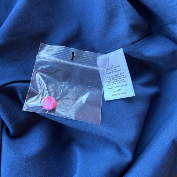 Talbot’s Dark Blue and Pink Floral Dress size L - Picture 4 of 7